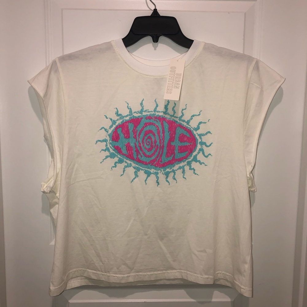 New Hole Courtney Love Band Slim Graphic Music Tour Tee Shirt Top sz XL